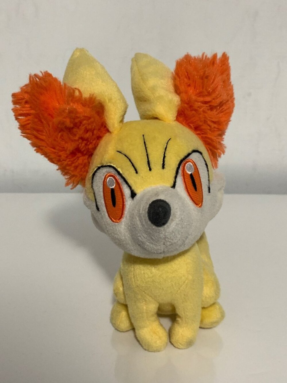 Pokemon 2013 Fennekin Plush Toy Yellow & Orange 6 Inches Soft Collectible Figure